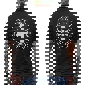 Virtudes Templarias Del Símbolo Medieval De Los Templarios Camiseta Hombre Estampado Espalda - Regaloses