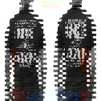 Voy A Ser Tío Otraez 2025 Ascendido A Tío Camiseta Hombre Estampado Espalda - Regaloses