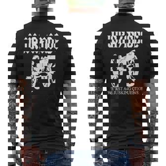 War Mode Men's T-shirt Back Print - Monsterry