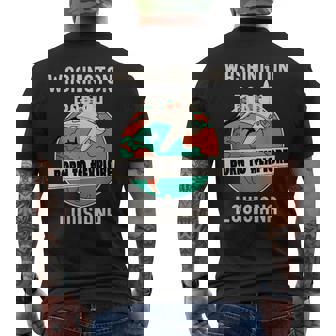 Washington Parish Louisiana Born To Explore Travel Lover Men's Back Print T-Shirt - Monsterry