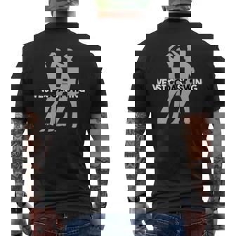 West Coast Swing Dance For A Dancer T-shirt imprimé au dos - Cadeauxyz