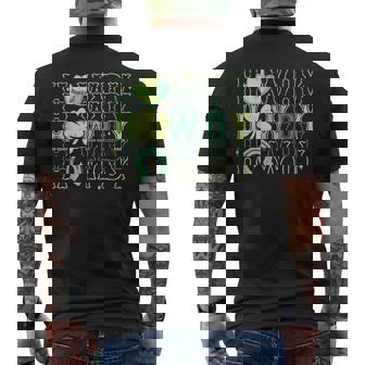 Western Howdy Cowboy St Patty's Lucky Irish St Patrick's Day Men's T-shirt Back Print - Thegiftio UK