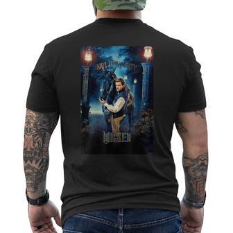 Wicked Fiyero Gates Of Shiz Poster T-Shirt mit Rückendruck - Geschenkecke