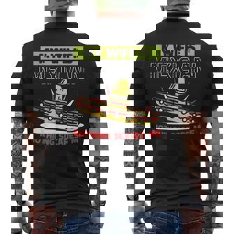 My Wife Is Mexican Nothing Scares Me Lover Mexico Country Men's Back Print T-Shirt - Monsterry