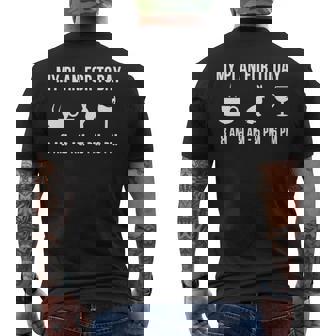 Wild Rabbit Hunting Hunter My Plan For Today Premium Men's Back Print T-Shirt - Monsterry