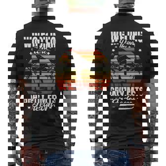 Wing Foil Rétro Wing Foil Où La Gravité Rencontre La Liberté T-shirt imprimé au dos - Cadeauxyz