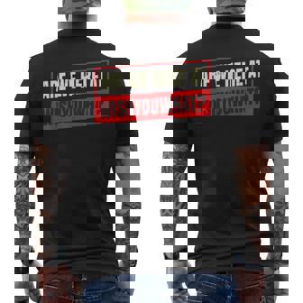 Word Denglish Sarcasm Humour Irony T-Shirt mit Rückendruck - Geschenkecke