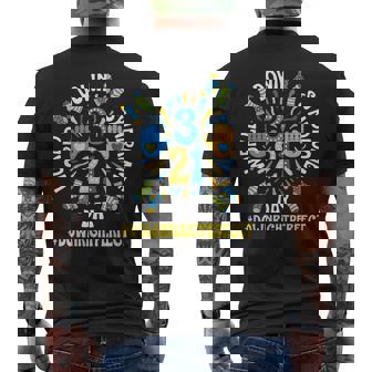 World Down Syndrome Day 321 Awareness Down Right Perfect Men's T-shirt Back Print - Seseable
