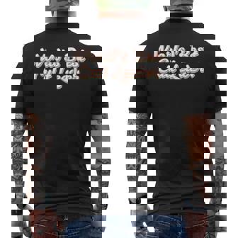World's Best Cult Leader Retro Saying Humor Apparel Men's Back Print T-Shirt - Monsterry