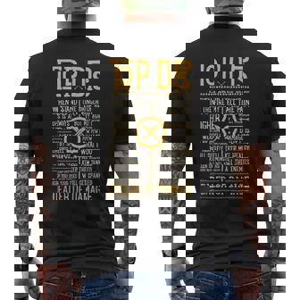 Wow Jeu De Rôle Amusant Top Dps T-shirt imprimé au dos - Cadeauxyz