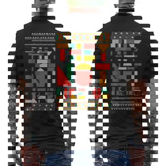 They Not Like Us Black History Month Hip-Hop Men's T-shirt Back Print | Mazezy
