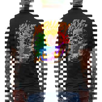 Yarnaby-Nightmare-Plush-Critters-Costume Men's T-shirt Back Print | Mazezy