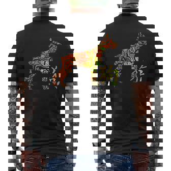 Year Of The Dog Chinese Zodiac Men's Back Print T-Shirt - Monsterry