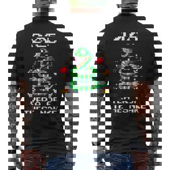 Year Of The Snake 2025 A Pixelated Art For Chinese New Year Men's Back Print T-Shirt - Monsterry