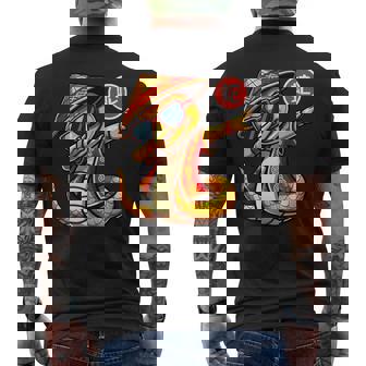 Year Of Snake Dabbing Chinese New Year 2025 Snake Zodiac Men's T-shirt Back Print - Thegiftio