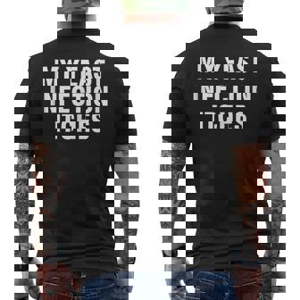 My Yeast Infection Itches Tank Top Men's Back Print T-Shirt - Monsterry