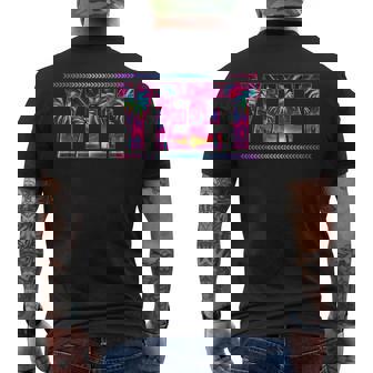 Yeet Meme Quote Vintage Cyberpunk Vibes Souvenir Men's T-shirt Back Print | Seseable CA