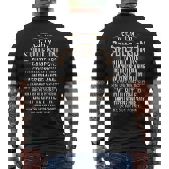 Yes I Am a Spoiled Son Not Yours Funny Gift Men's Back Print T-Shirt - Monsterry