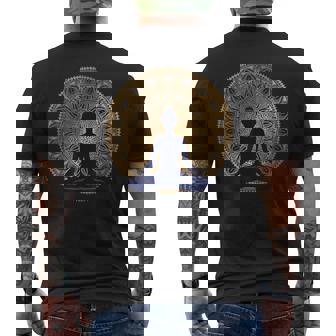 Yoga Clothing Meditation Clothing Namaste Size S Xxxl T-Shirt mit Rückendruck - Geschenkecke