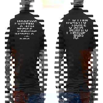 If You're Trying To Scare Me I'm Terrified Of Boobs Adult Men's T-shirt Back Print - Monsterry