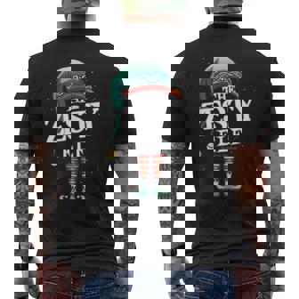Zesty Elf Christmas Group Xmas Pajama Party Men's Back Print T-Shirt - Monsterry