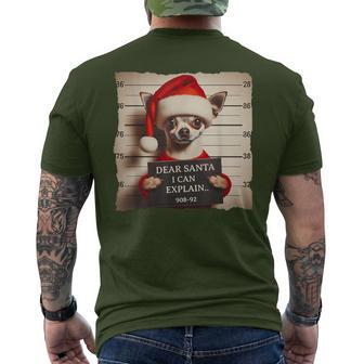 Chihuahua Dog Christmas Retro Christmas T-Shirt mit Rückendruck - Geschenkecke