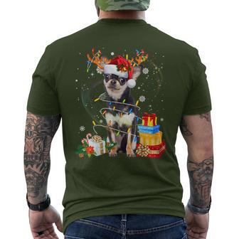 Chihuahua Reindeer Christmas Dogs T-Shirt mit Rückendruck - Geschenkecke