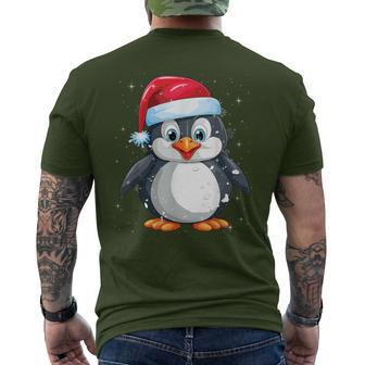 Children's Christmas Cute Penguin Christmas Xmas T-Shirt mit Rückendruck - Geschenkecke