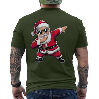 Christmas Boys Children Dabbing Santa T-Shirt mit Rückendruck - Geschenkecke