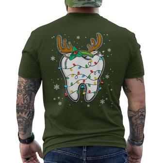 Christmas Dentist Dentist Assistant Christmas Tooth Xmas Dent T-Shirt mit Rückendruck - Geschenkecke