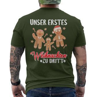 Christmas Family Birth Baby Christmas T-Shirt mit Rückendruck - Geschenkecke