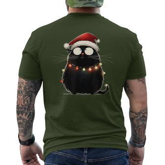 Christmas Tree Christmas Cat Christmas T-Shirt mit Rückendruck - Geschenkecke