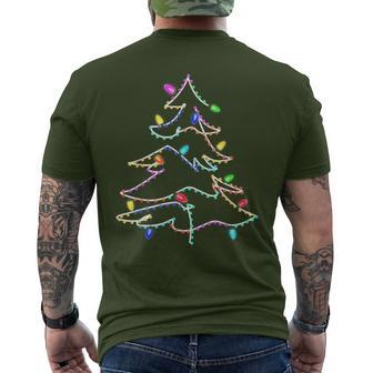 Christmas Tree Fairy Lights Christmas Tree Winter T-Shirt mit Rückendruck - Geschenkecke