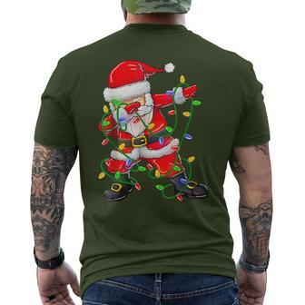 Dabbing Santa Claus Santa Claus T-Shirt mit Rückendruck - Geschenkecke