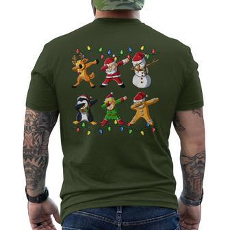 Dabbing Santa Elf Christmas Xmas T-Shirt mit Rückendruck - Geschenkecke