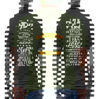 Dad Birthday Father's Day Christmas Dad T-Shirt mit Rückendruck - Geschenkecke