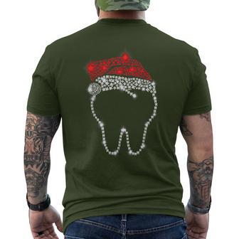 Dental Christmas Hat Dental Hygiene Dentist Christmas T-Shirt mit Rückendruck - Geschenkecke