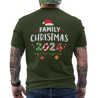 Family Pajamas Christmas 2024 Matching Sets Group Squad Xmas T-Shirt mit Rückendruck - Geschenkecke