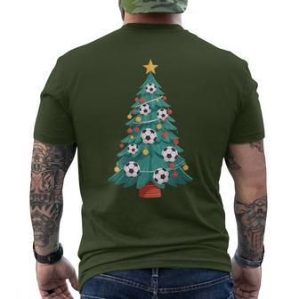 Football Christmas Tree Outfit For The Holidays T-Shirt mit Rückendruck - Geschenkecke