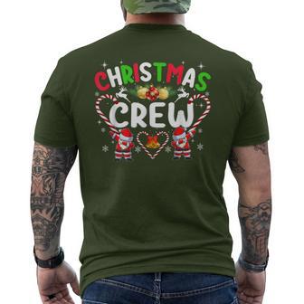 Christmas Crew Santa Dabbing Family Pyjamas T-Shirt mit Rückendruck - Geschenkecke