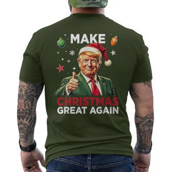 Christmas Pyjamas Make Christmas Great Again T-Shirt mit Rückendruck - Geschenkecke