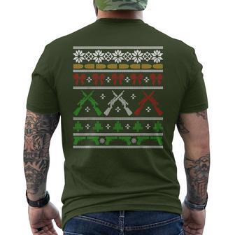 Guns For Christmas Ugly Sweater Gun Right Hunting Military T-Shirt mit Rückendruck - Geschenkecke