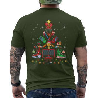 Ice Hockey Christmas Tree Decoration Xmas T-Shirt mit Rückendruck - Geschenkecke