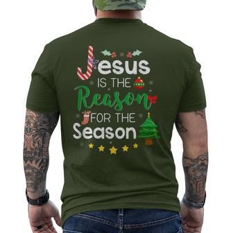 Jesus Is The Reason For The Season Christmas Xmas T-Shirt mit Rückendruck - Geschenkecke