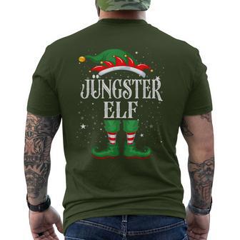 Jüngster Elf Outfit Christmas Family Elf Christmas T-Shirt mit Rückendruck - Geschenkecke