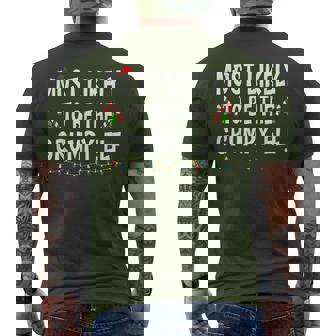 Most Likely To Be The Grumpy Elf Xmas Family Christmas Men's T-shirt Back Print - Monsterry