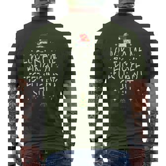 Look At Me Being All Festive And Shit Christmas Men's T-shirt Back Print | Seseable UK
