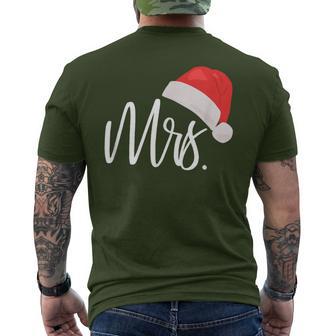 Mrs Partner Look Couple Christmas Jumper Christmas Outfit T-Shirt mit Rückendruck - Geschenkecke