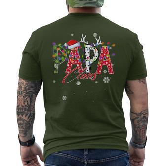 Papa Claus Family Matching Group Ugly Christmas Jumper T-Shirt mit Rückendruck - Geschenkecke