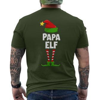 Papa Elf Partner Look Family Elves Outfit Xmas Christmas T-Shirt mit Rückendruck - Geschenkecke